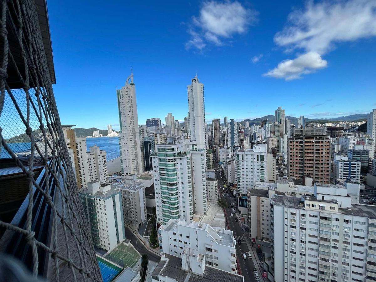Ct01- Vista Mar| Telas Protecao| Churrasq, Garagem Balneário Camboriú Exterior foto
